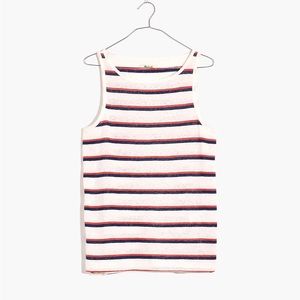 Madewell Linen Tank Stripe